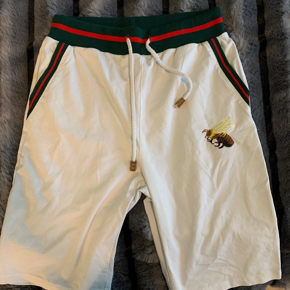 White gucci shorts